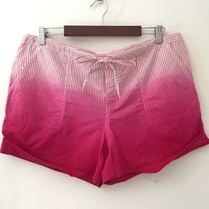 NWOT Victoria’s Secret Ombré Linen & Cotton Shorts Size 12